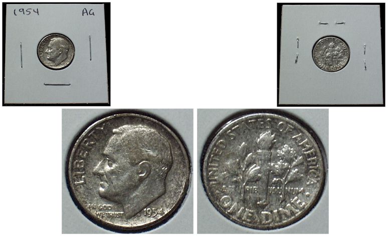 Stamps - Coins - Dimes